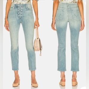 MOTHER The Lace Up Dazzler in Tinge